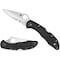 Spyderco 2024 Spyderco Delica 4 Lightweight Black Combo SPY-C11PSBK - alternate 1